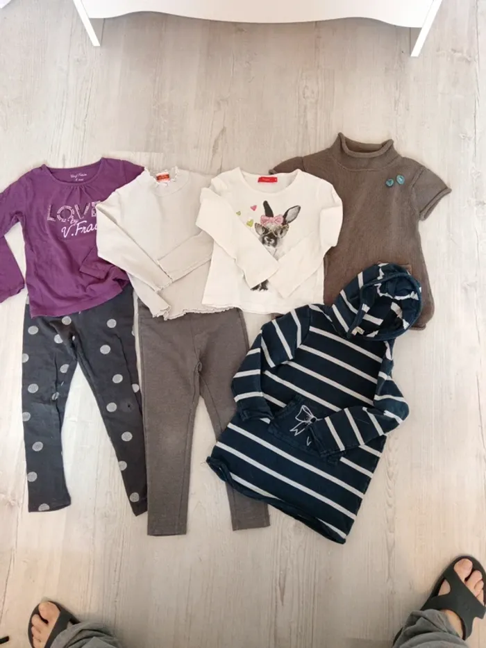 Lot 7 vêtements automne hiver 4 ans