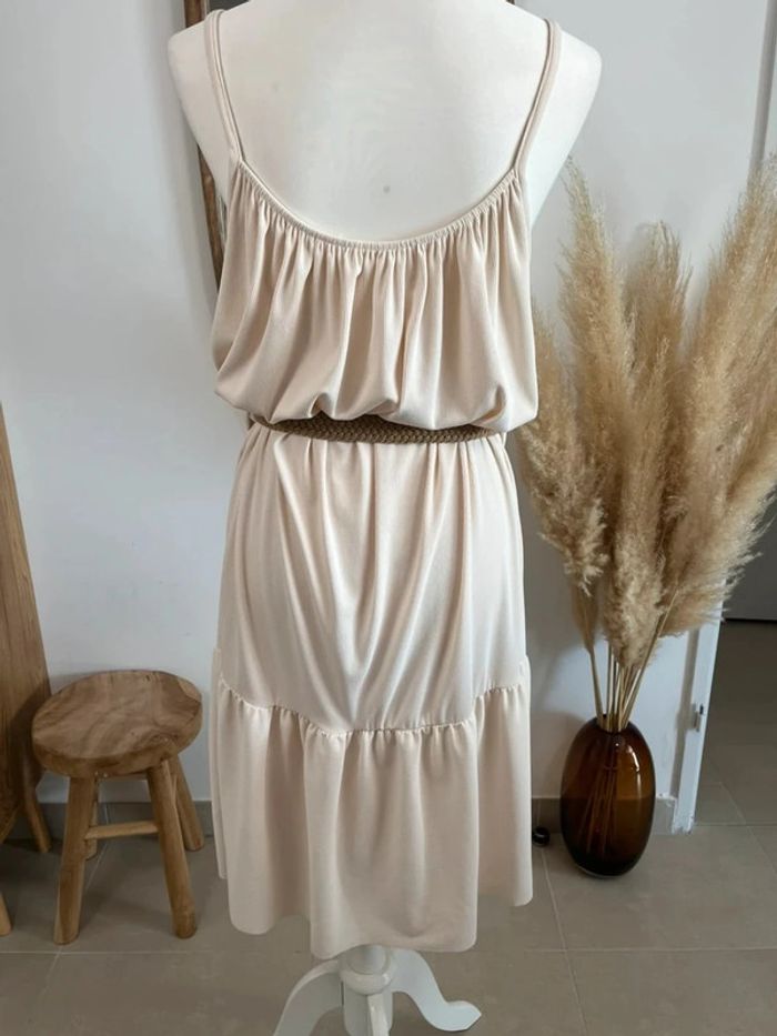 Robe d’été rose pâle/abricot - photo numéro 5