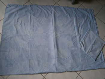 Parure de couette bleu lit 1 personne
