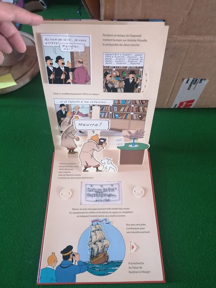 Tintin Livre Pop up Le secret de la licorne - photo numéro 7
