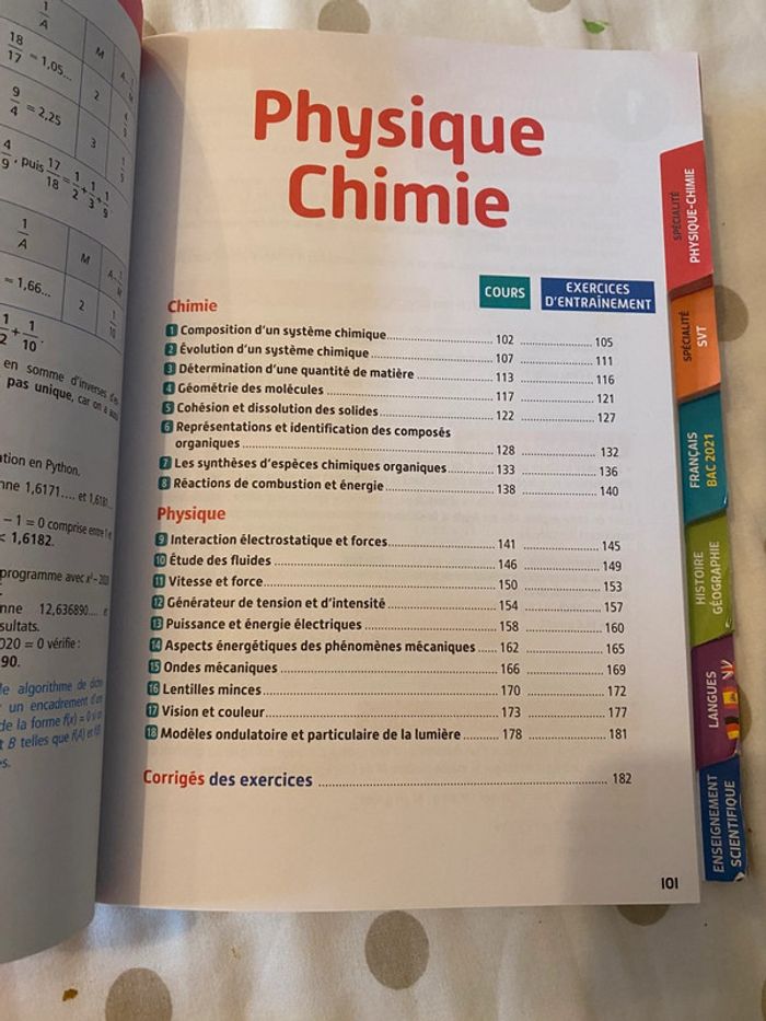 livre toutes les matières programmes 2020 2021 première spé scientifique, bac - photo numéro 6