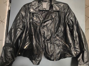 Veste femme simili cuir 