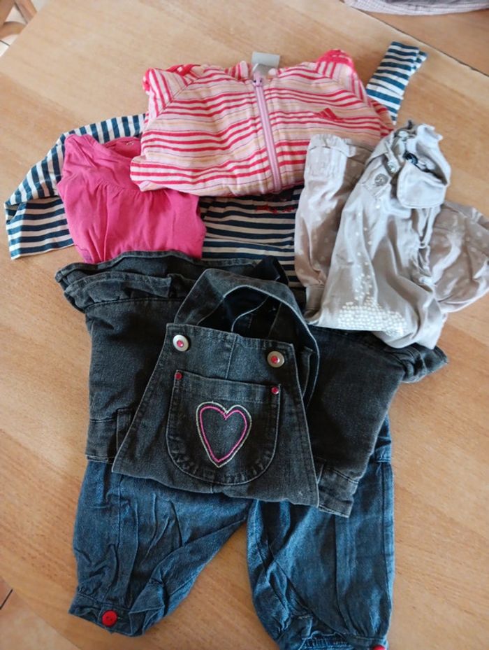 Lot printemps été fille 18 mois