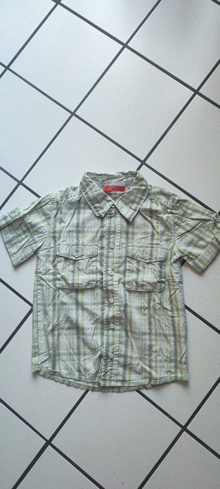 Chemise manche courte 5 ans