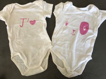 Lot de 2 bodies fille