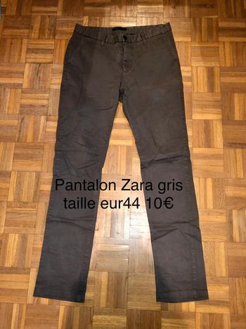 Pantalon Zara gris