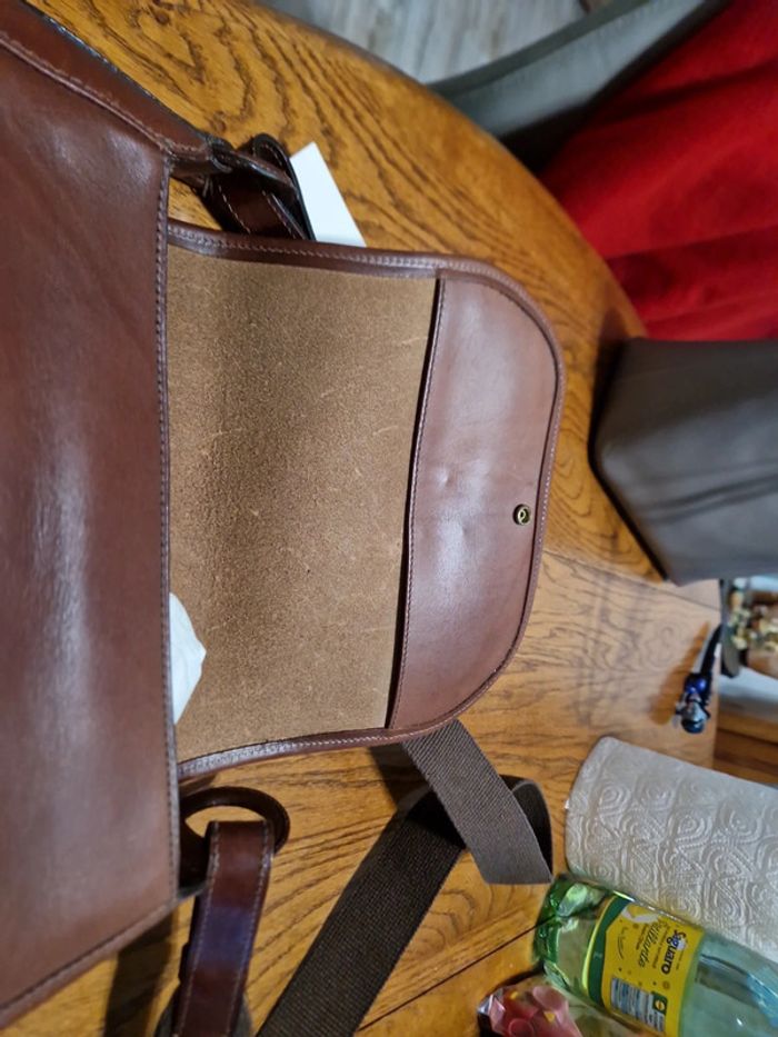 Sac bandoulière cuir Carlton Just Campagne neuf - photo numéro 7