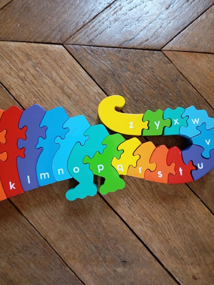 Crocodile en bois - photo numéro 3