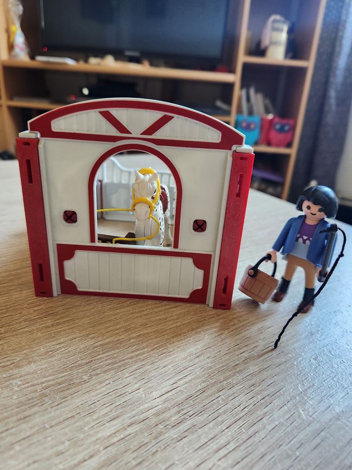 Playmobil 5107 – Box à cheval 🐴 Complet – Bon état - photo numéro 4