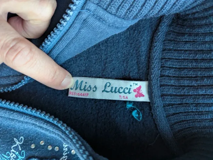 Gilet zippé 5 ans Miss Lucci - photo numéro 2