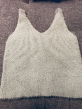 pull sans manches taille s