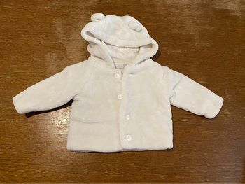 Gilet blanc à bouton