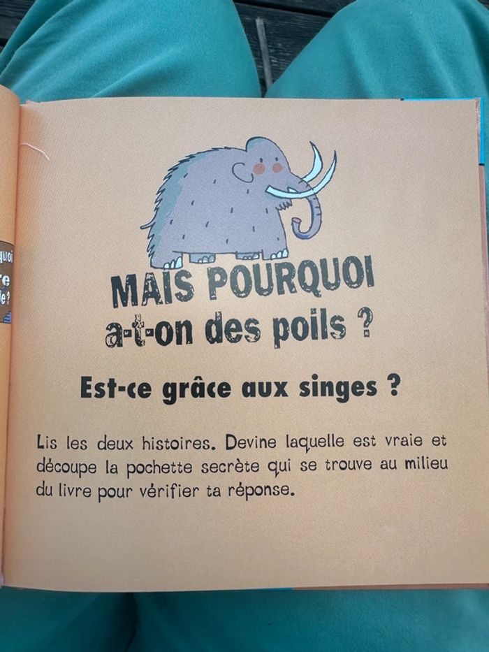 Livre album Mais pourquoi a-t-on des poils ? 1 réponse vraie fausse Le petit musc infos questions - photo numéro 2