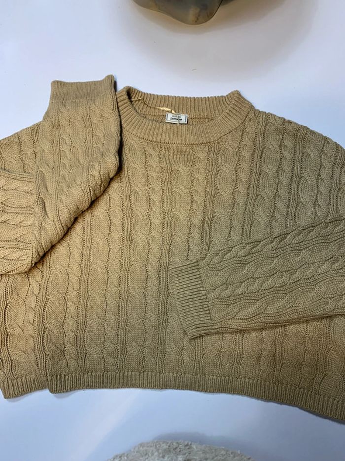 Pull marron clair