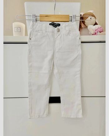 Jean - blanc Primark 👧🏼 12 mois (80 cm)