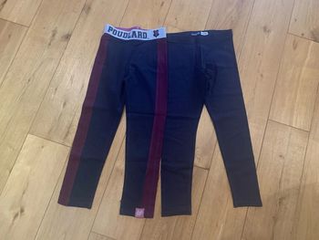 2 leggings fille 7 ans