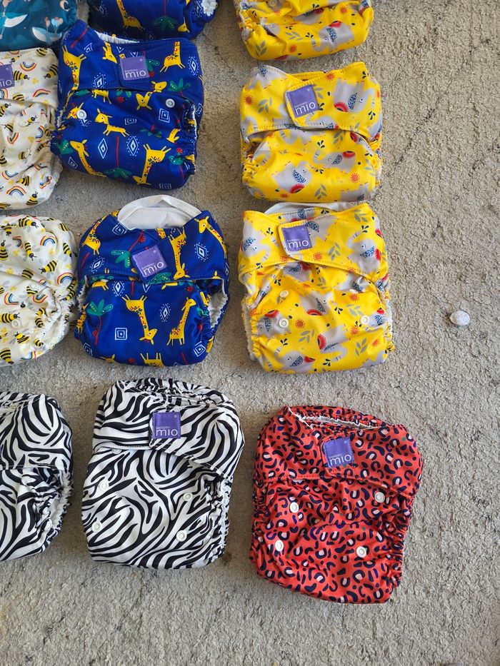 Lot de 16 couches lavables Bambino Mio – NEUVES – avec sac étanche & boîte d’origine - photo numéro 10