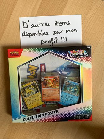 Pokémon coffret poster évolution prismatique EV8.5