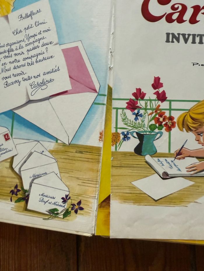 État satisfaisant - Lot de 8 grands albums Hachette Caroline livre bd anciens Pierre Probst - photo numéro 12