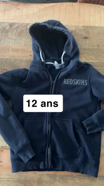 Veste zipée Redskins 12 ans