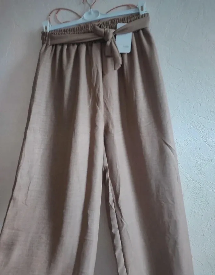 Pantalon jambes large Palazzo taille unique - photo numéro 6