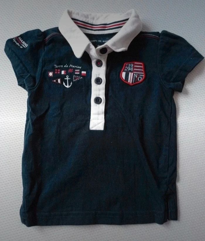 2 t-shirts pour petits marins 9 mois - photo numéro 5