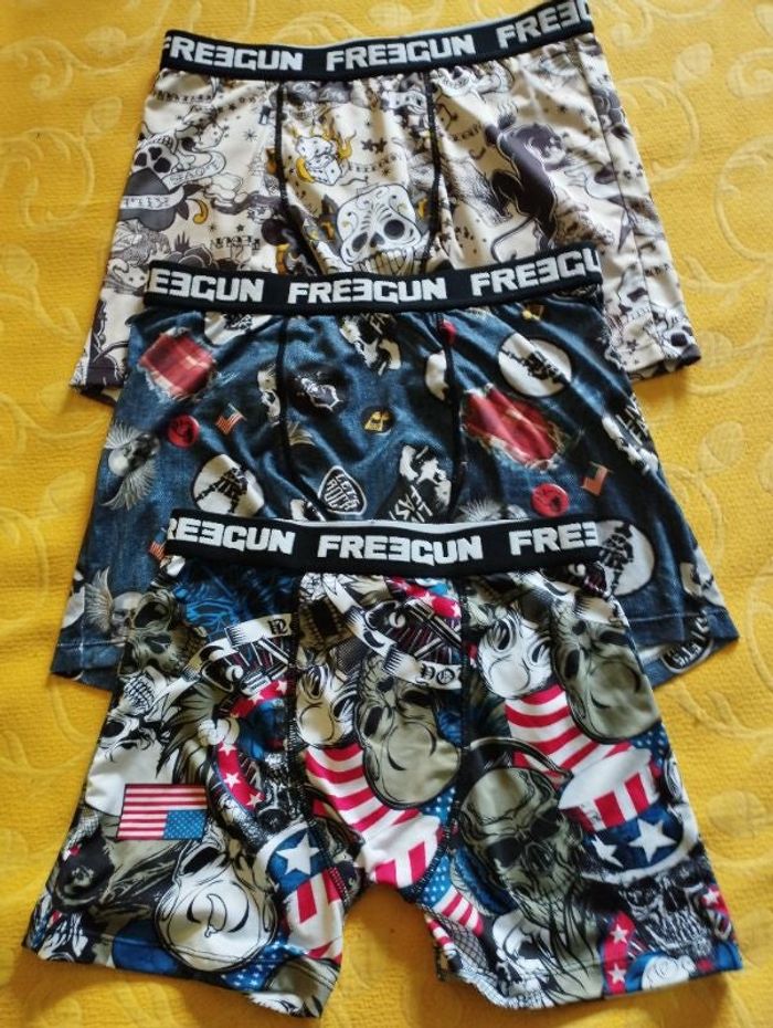 Lot de 3 boxers Freegun