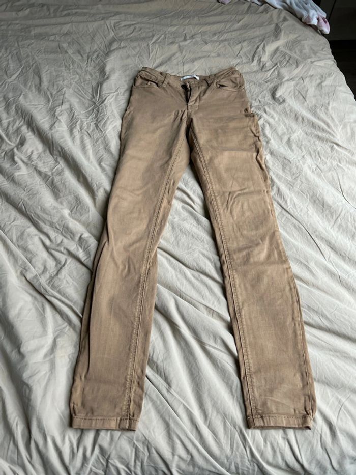 Pantalon camel 34 camaïeu