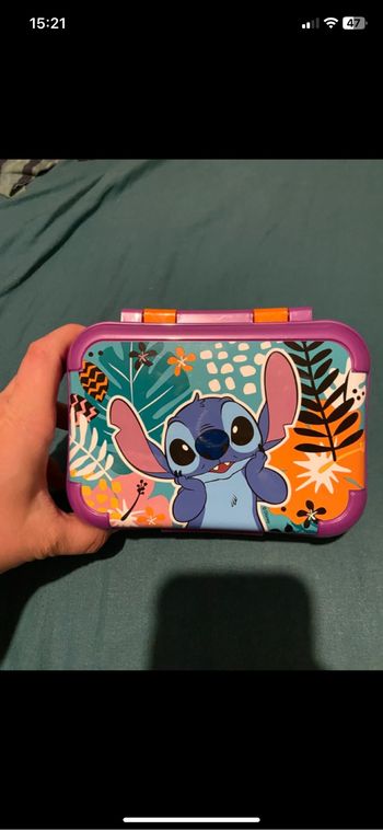 Boîte à goûter stitch