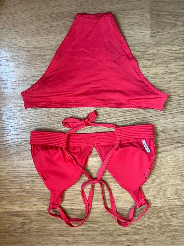 Maillot de bain rouge gorge - photo numéro 2