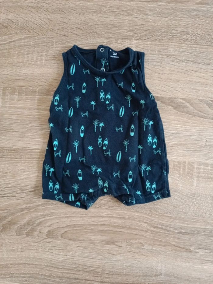 Lot de 2 pyjama sans manches 3 mois - photo numéro 4