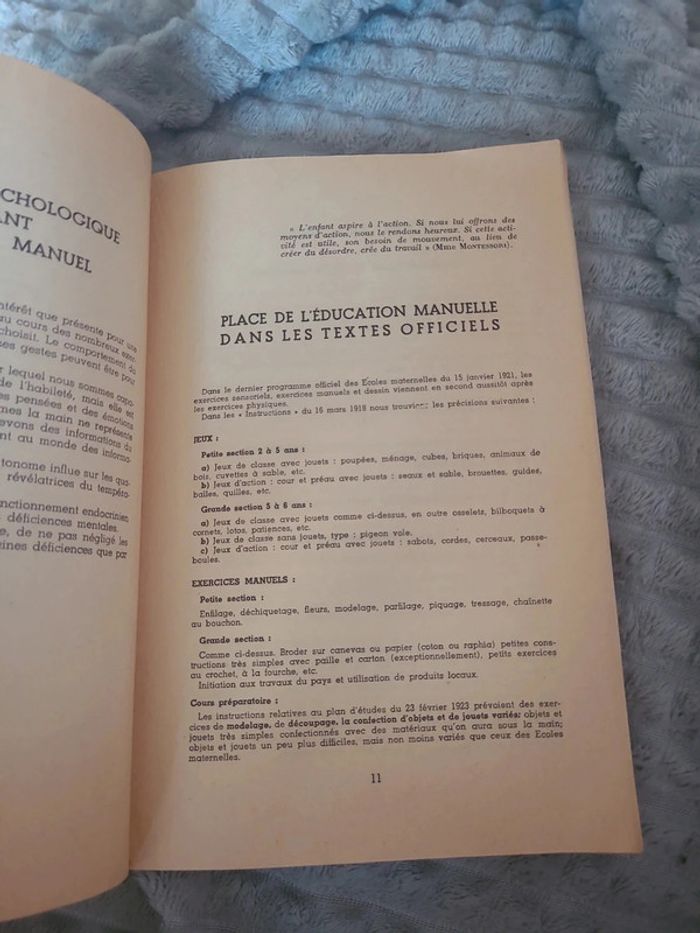 L'éducation manuelle de deux à huit ans - photo numéro 6