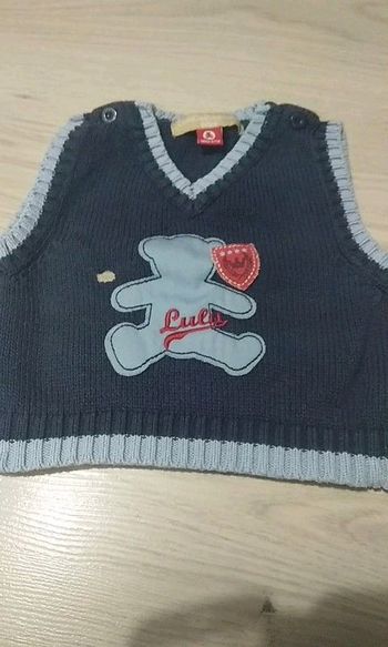 pull sans manches bébé garçon 6 mois
