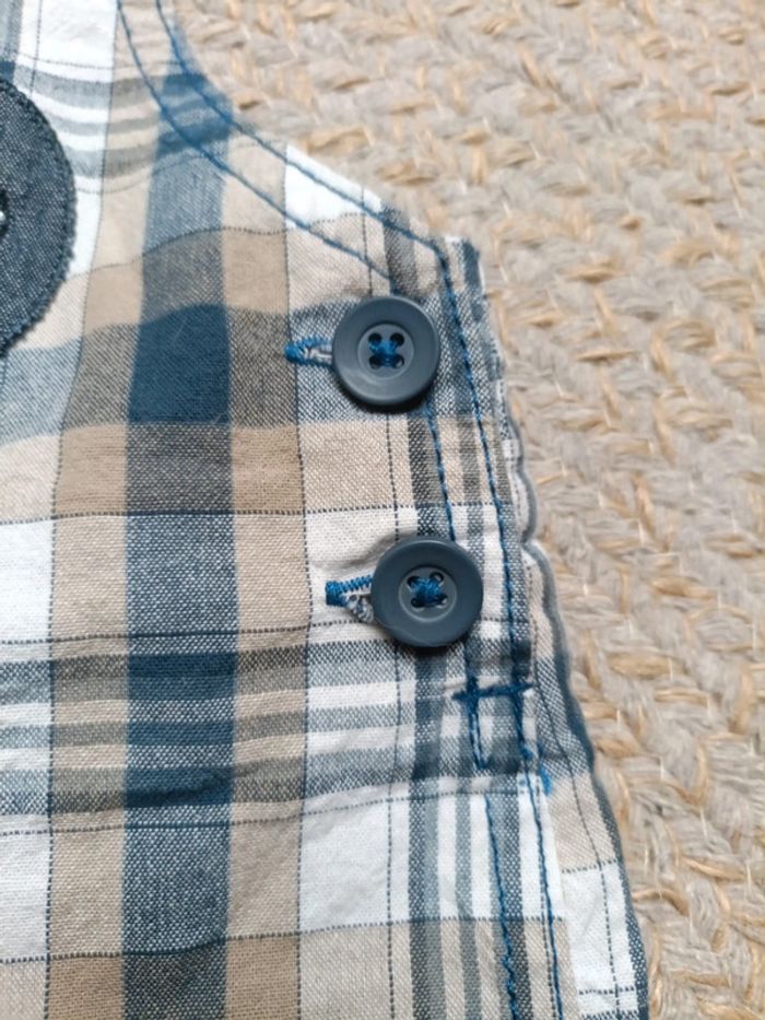 Salopette à carreaux 12 M - photo numéro 5