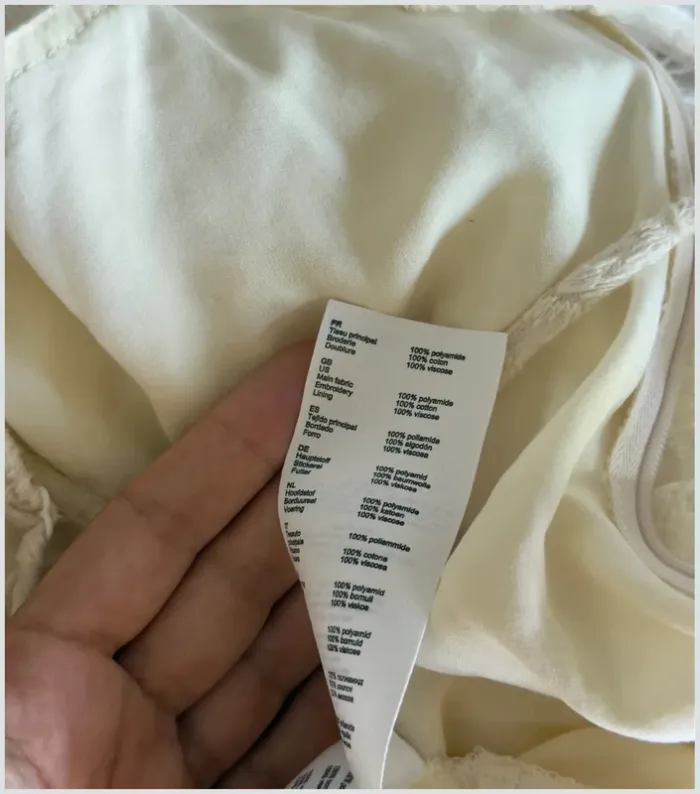 Robe longue Maje en dentelle blanche 36 comme neuve - photo numéro 7