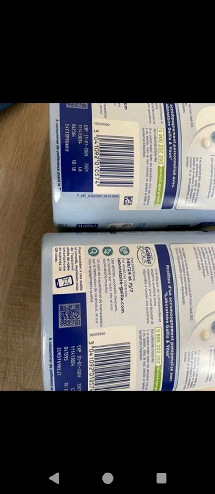 Lait Gallia 3 ème âge - photo numéro 2