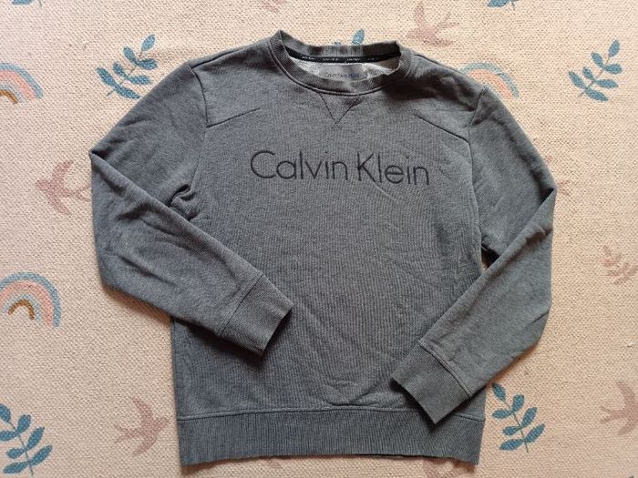 Sweat calvin klein jeans gris S col rond