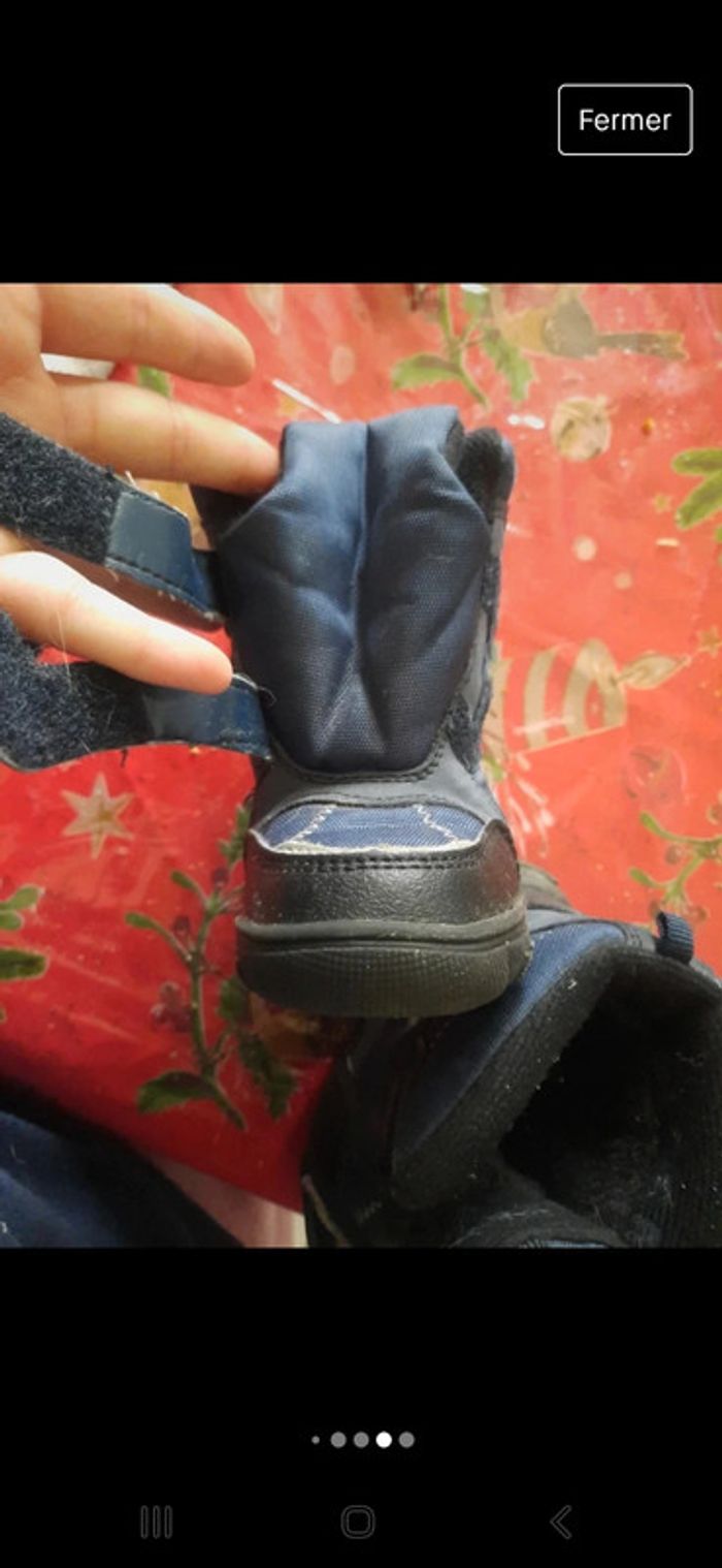 Botte après-ski bleu et noir - photo numéro 7