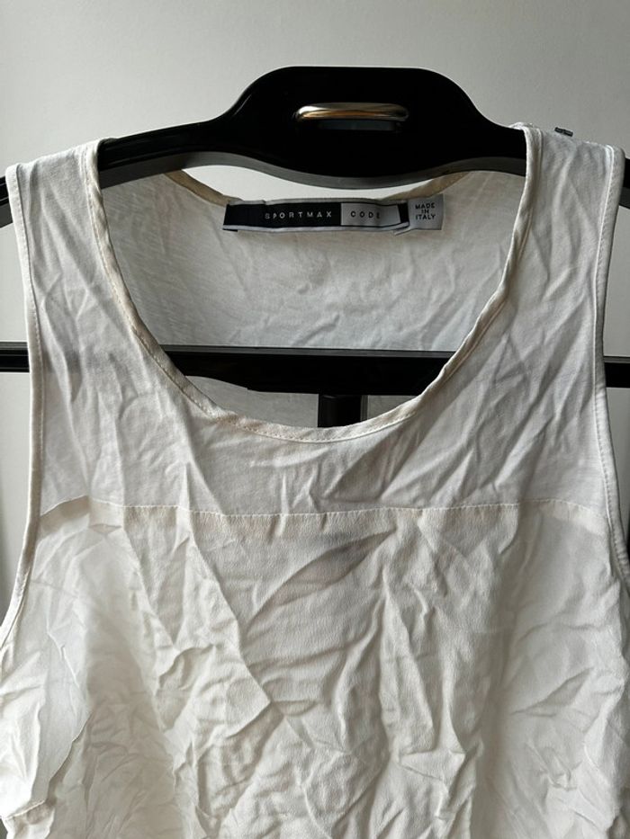 Débardeur long blanc - photo numéro 2