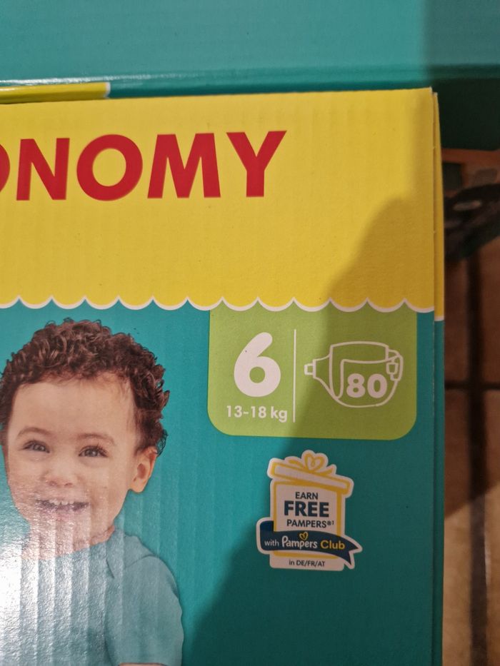 240 couches Pampers baby-dry taille 6 - photo numéro 3