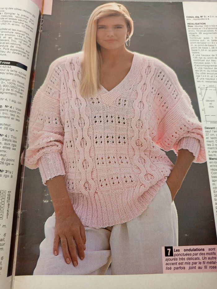 Magazine les plus beaux tricots sandra - photo numéro 3