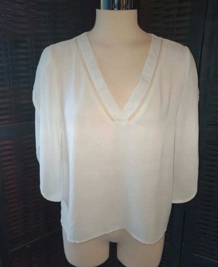 Blouse blanche shein 36 - photo numéro 2