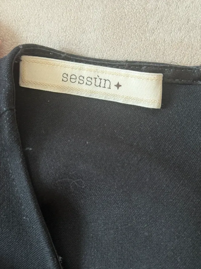 Sessùn – Robe noire manches longues – M - photo numéro 6