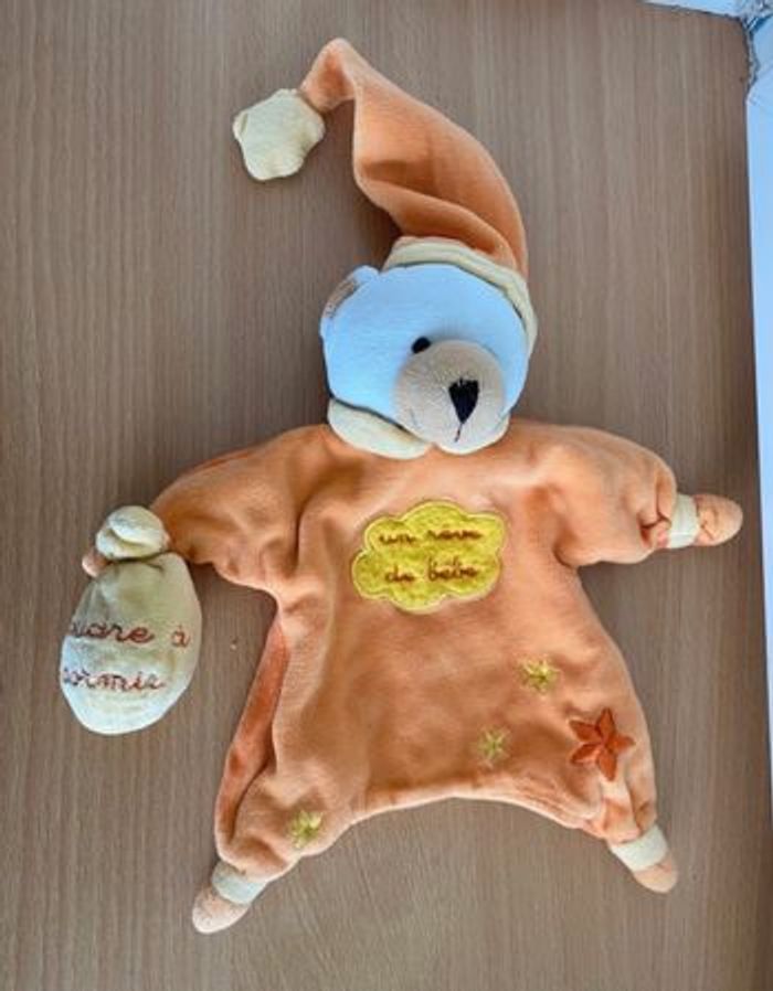 Doudou ours marionnette cmp