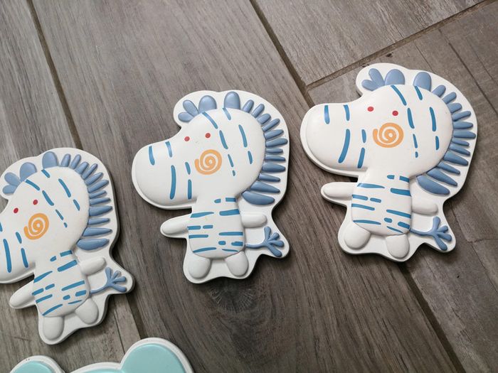 Plaques d'animaux en bois décoration chambre de bébé - photo numéro 6