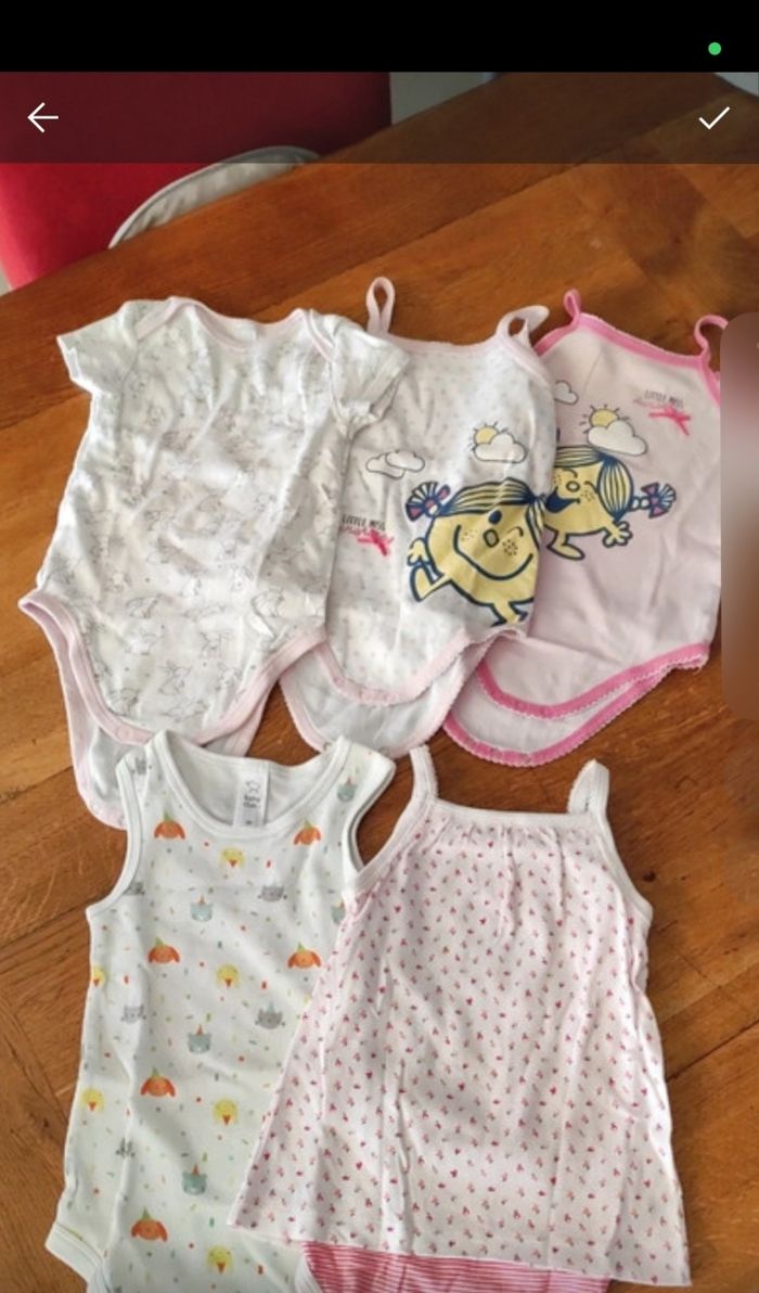 Lot de bodies été - 3 ans