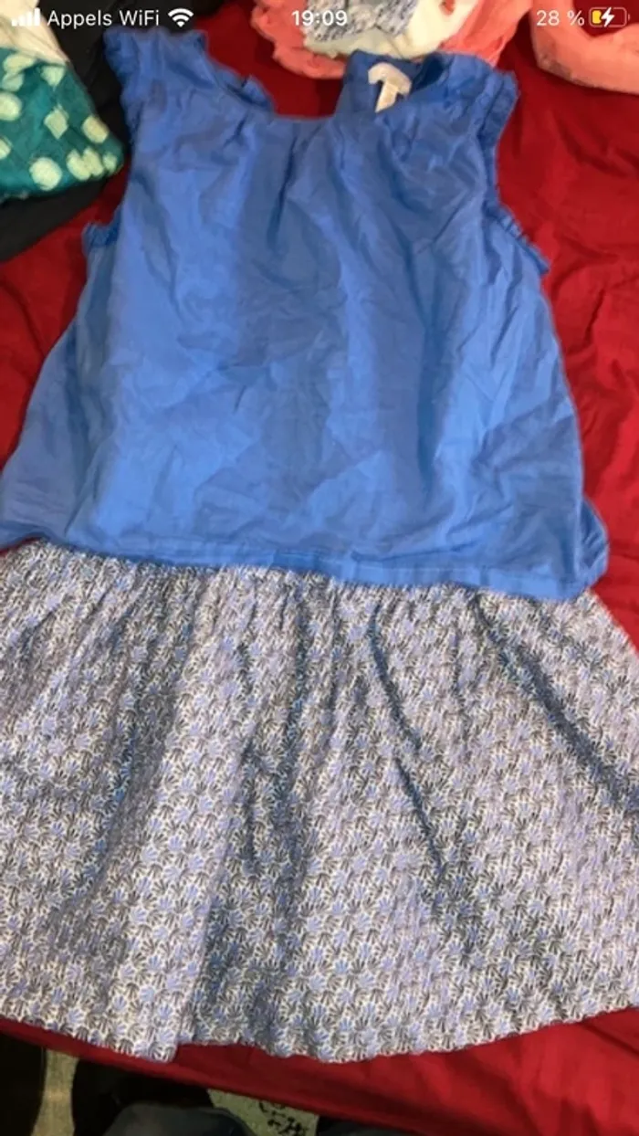 Robe fleurs 10 ans