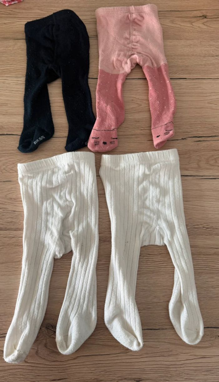 Lot de 4 Collants en laine 15–16