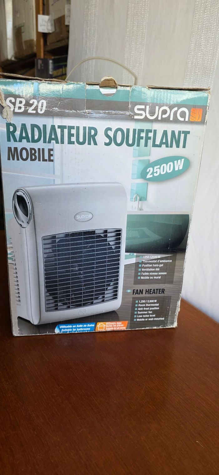 Radiateur soufflant mobile neuf - photo numéro 2