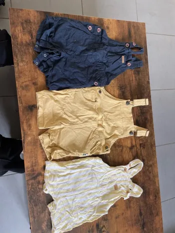 Lot de 3 salopettes bébé garçon 23/24 mois